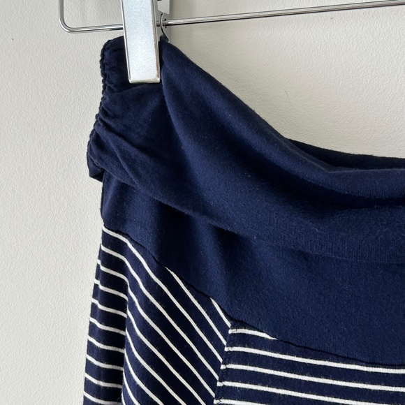 Gap Navy Blue & White Striped Jersey Maxi Skirt - Picture 7 of 16